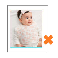 Baby slabber en haarband Panter roze